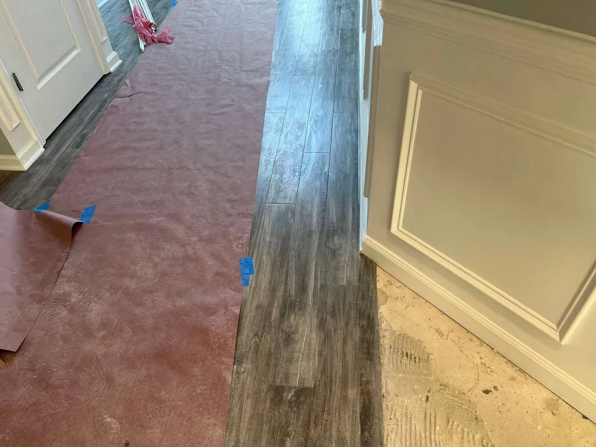 Completed marble shower restoration in Barton